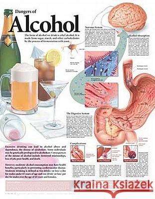 Dangers of Alcohol Anatomical Chart  Anatomical Chart Company 9780781782388  - książka