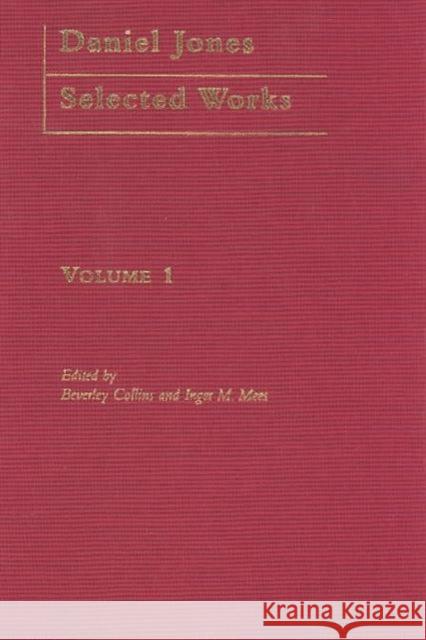 Daniel Jones: Selected Works Collins, Beverley 9780415233361 Taylor & Francis - książka
