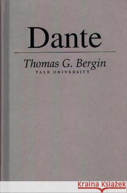 Dante Thomas Goddard Bergin 9780837179735 Greenwood Press - książka