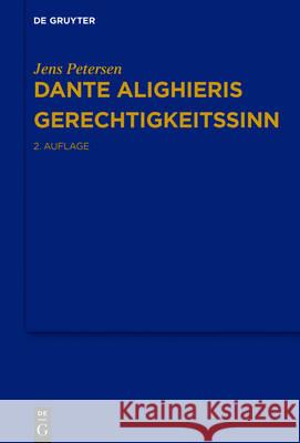 Dante Alighieris Gerechtigkeitssinn Jens Petersen 9783110489316 de Gruyter - książka