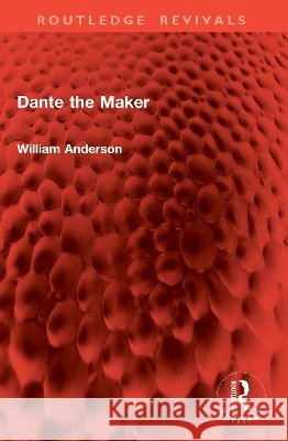 Dante the Maker William Anderson 9781041005780 Taylor & Francis Ltd - książka