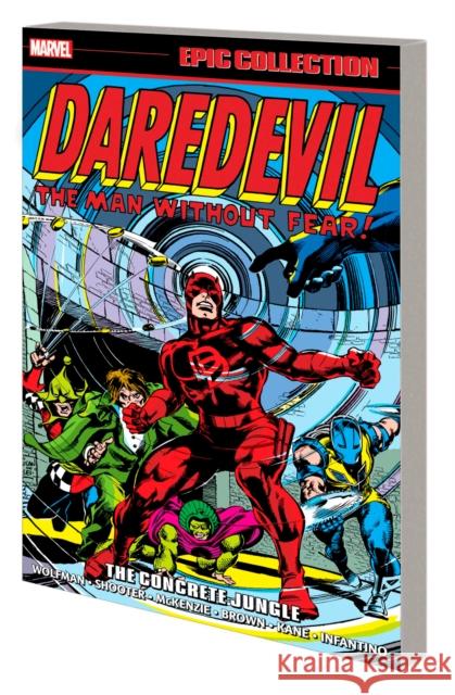 Daredevil Epic Collection: The Concrete Jungle Bill Mantlo 9781302955175 Marvel Comics - książka