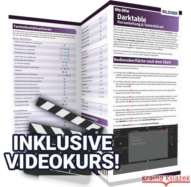 Darktable - Kurzanleitung & Tastenkürzel Dorn, Ulrich 9783832806330 BILDNER Verlag - książka