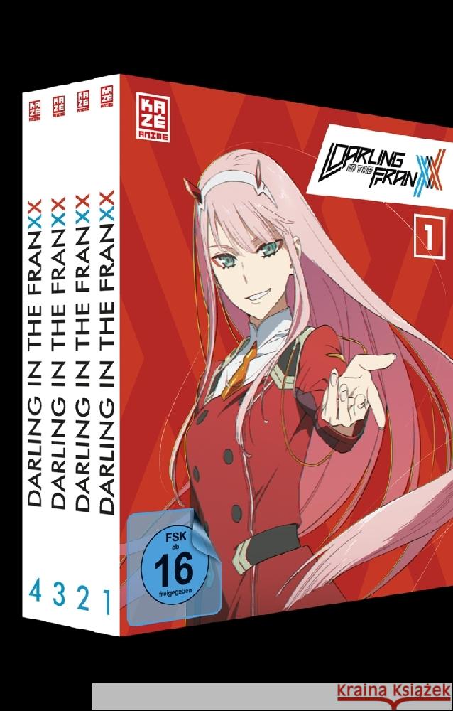 Darling in the Franxx - Gesamtausgabe. Vol.1-4, 4 DVDs  7630017538420 Crunchyroll - książka