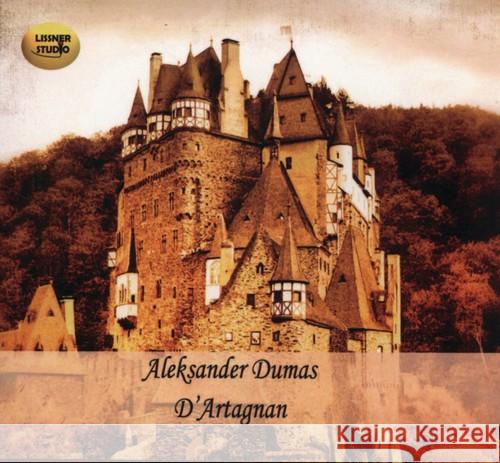 D'Artagnan audiobook Dumas Aleksander 9788363862602 Lissner Studio - książka