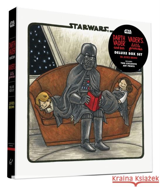 Darth Vader & Son / Vader's Little Princess Deluxe Box Set (Includes Two Art Prints) (Star Wars): (Star Wars Kids Books, Star Wars Children's Books, S Brown, Jeffrey 9781452144870 Chronicle Books (CA) - książka