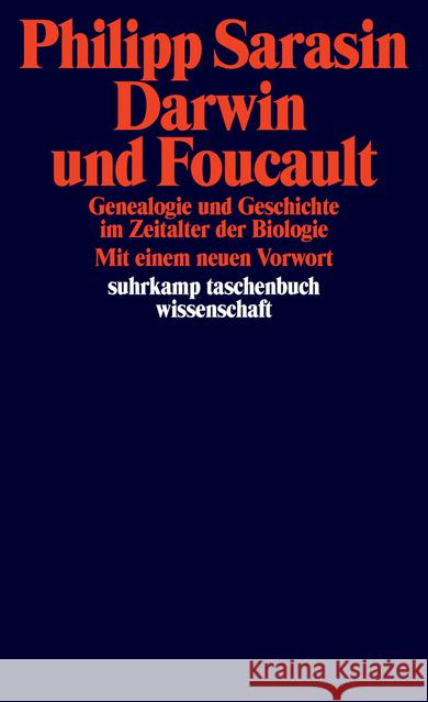 Darwin und Foucault : Genealogie und Geschichte im Zeitalter der Biologie Sarasin, Philipp 9783518298763 Suhrkamp - książka
