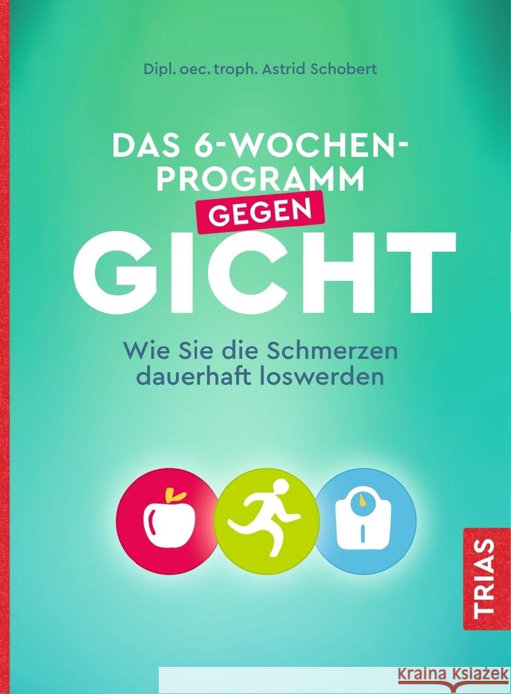 Das 6-Wochen-Programm gegen Gicht Schobert, Astrid 9783432111858 Trias - książka