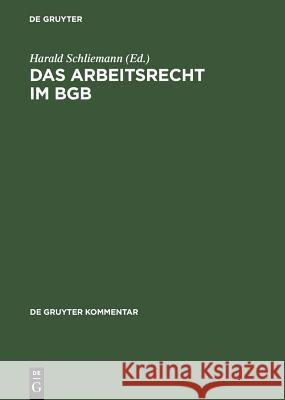 Das Arbeitsrecht im BGB  9783110161083 De Gruyter - książka