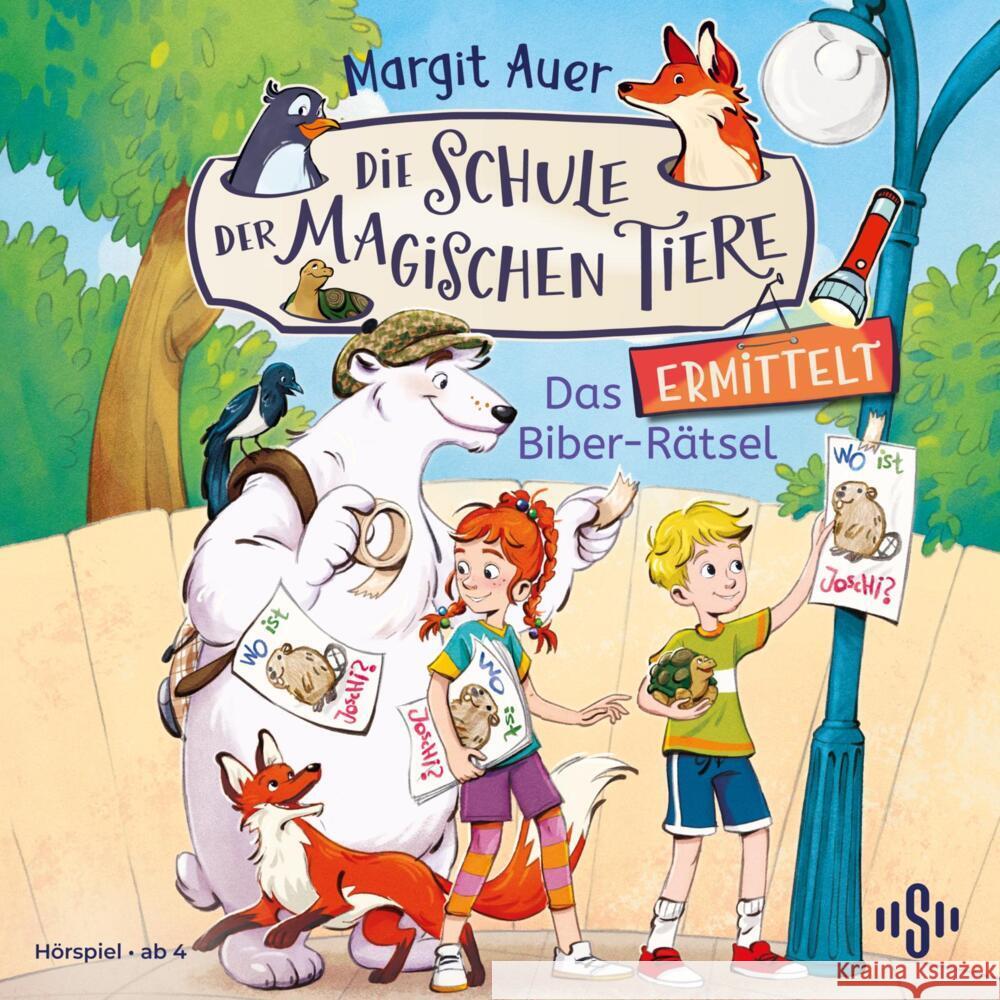 Das Biber-Rätsel, 1 Audio-CD Auer, Margit 9783745604948 Silberfisch - książka