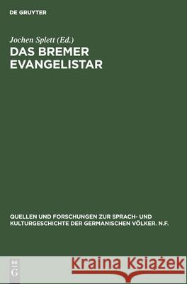 Das Bremer Evangelistar  9783110145489 De Gruyter - książka