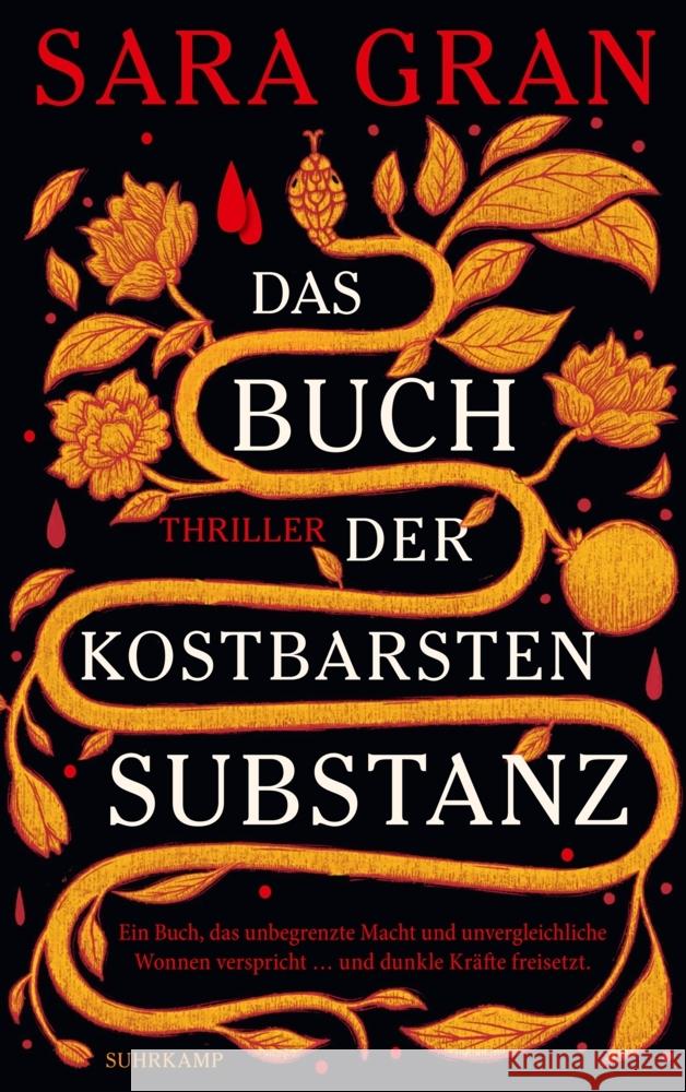 Das Buch der kostbarsten Substanz Gran, Sara 9783518473559 Suhrkamp - książka