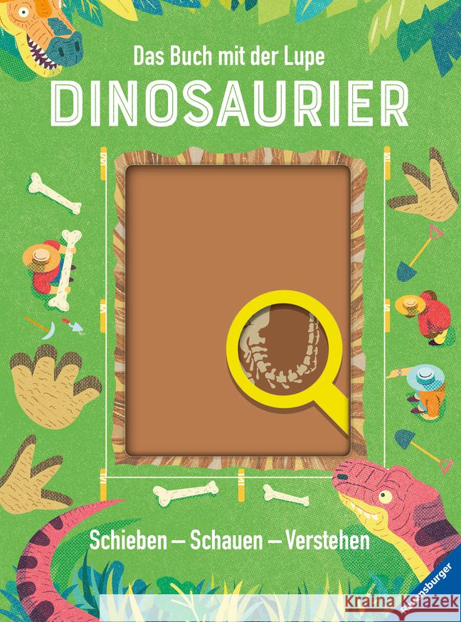 Das Buch mit der Lupe: Dinosaurier Bédoyère, Camilla de la 9783473555062 Ravensburger Verlag - książka