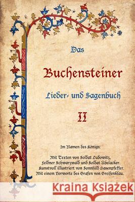 Das Buchensteiner Lieder - und Sagenbuch II Sebald, Sascha 9781544811871 Createspace Independent Publishing Platform - książka