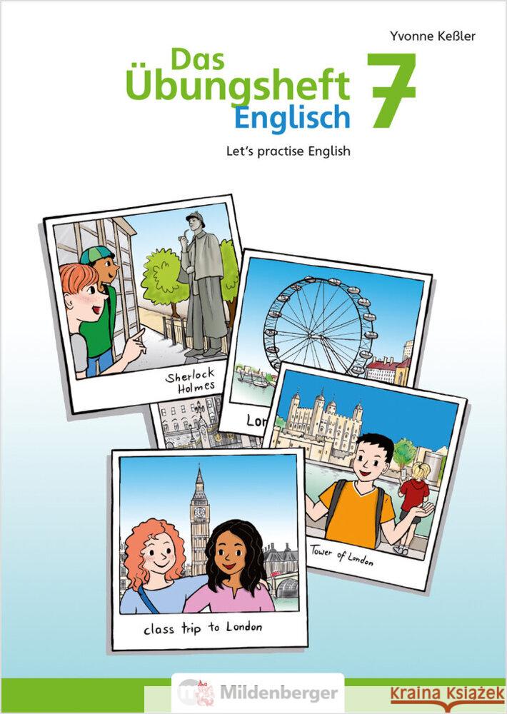 Das Übungsheft Englisch 7 Keßler, Yvonne 9783619194421 Mildenberger - książka