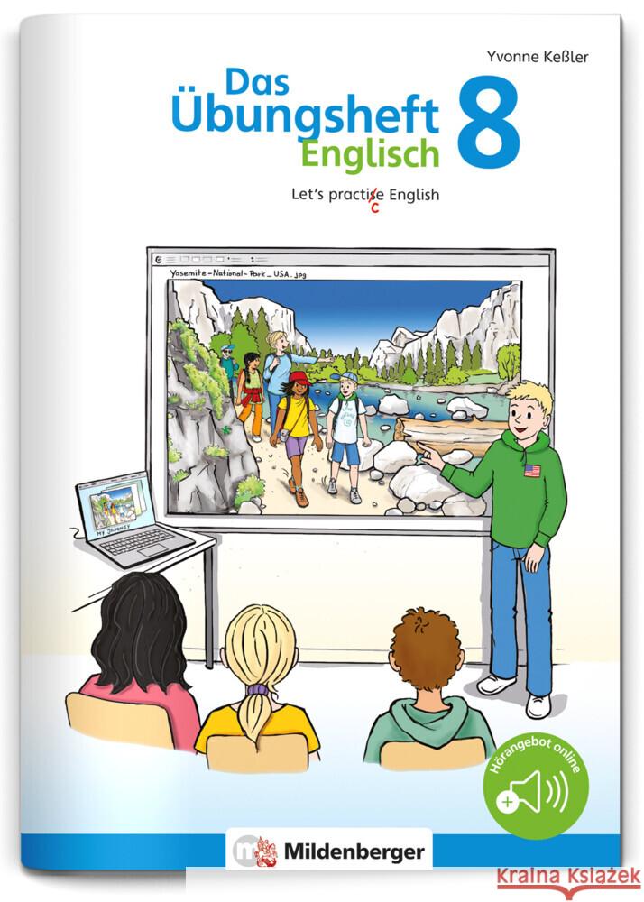 Das Übungsheft Englisch 8 Keßler, Yvonne 9783619194438 Mildenberger - książka