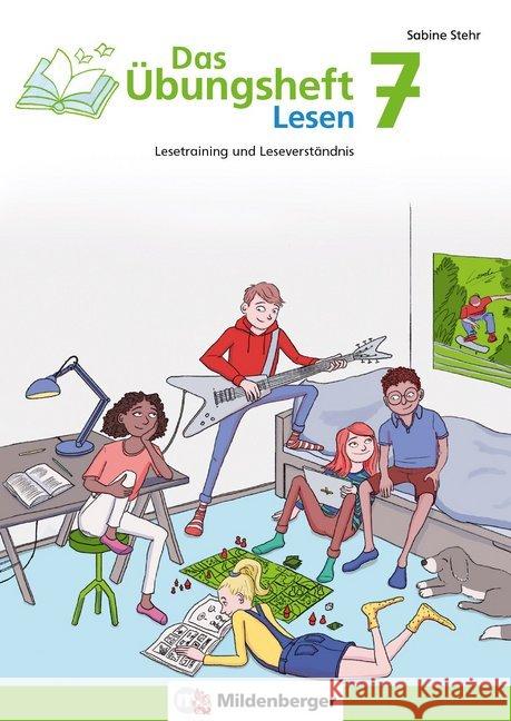 Das Übungsheft Lesen Klasse 7 Stehr, Sabine 9783619741724 Mildenberger - książka