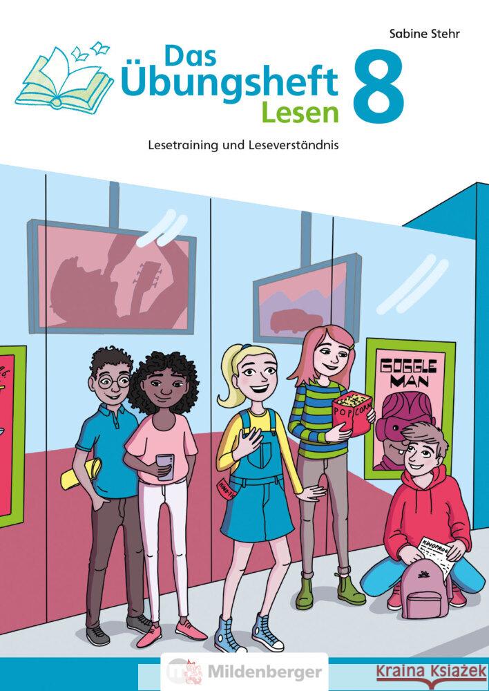 Das Übungsheft Lesen Klasse 8 Stehr, Sabine 9783619841721 Mildenberger - książka