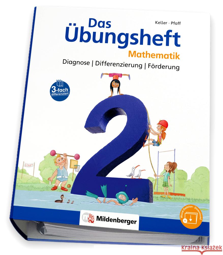 Das Übungsheft Mathematik 2 - Diagnose | Differenzierung | Förderung Simon, Nina, Simon, Hendrik 9783619257577 Mildenberger - książka