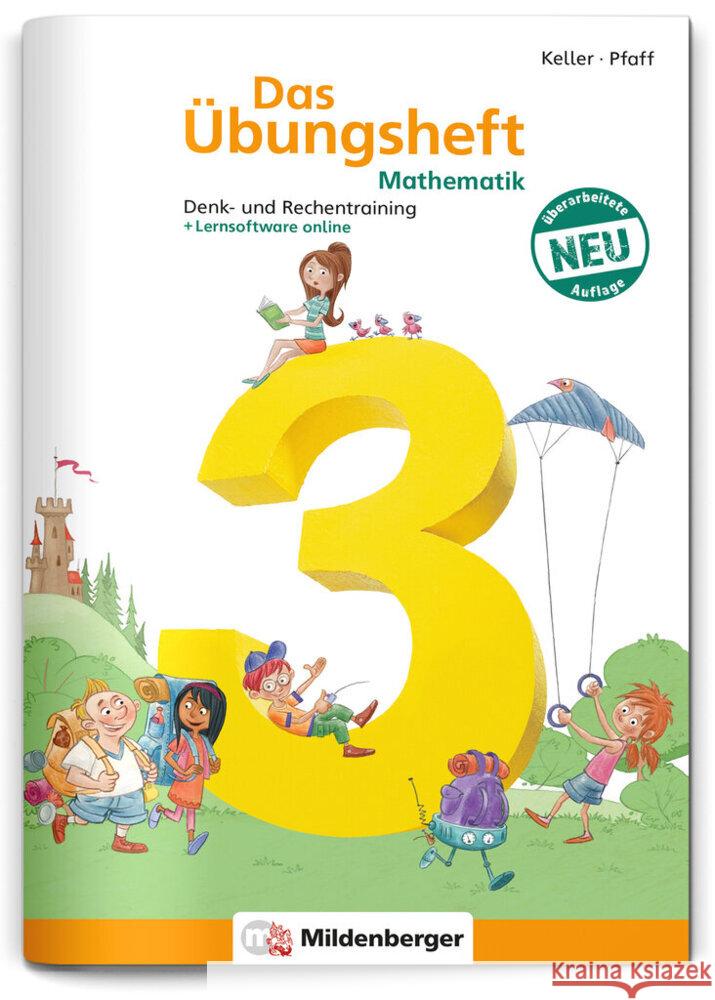 Das Übungsheft Mathematik 3 - DIN A4 Hendrik, Simon, Hendrik, Nina 9783619357550 Mildenberger - książka