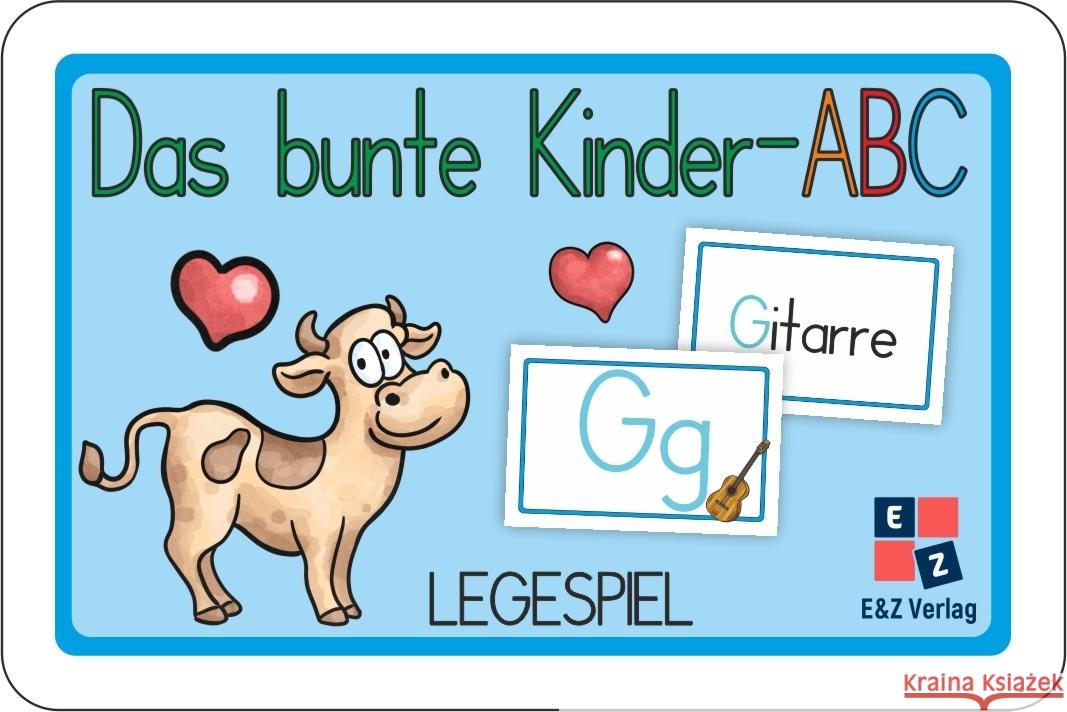 Das bunte Kinder-ABC Legespiel, m. 1 Beilage, m. 1 Beilage, 2 Teile Momm, Helga 4262416630332 E & Z-Verlag - książka