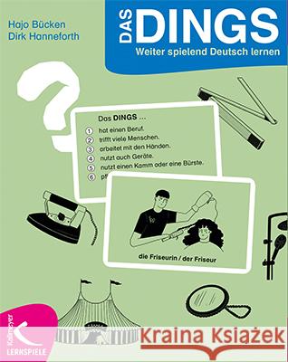 Das Dings. Weiter spielend Deutsch lernen Hanneforth, Dirk 4250344931201 Kallmeyer - książka