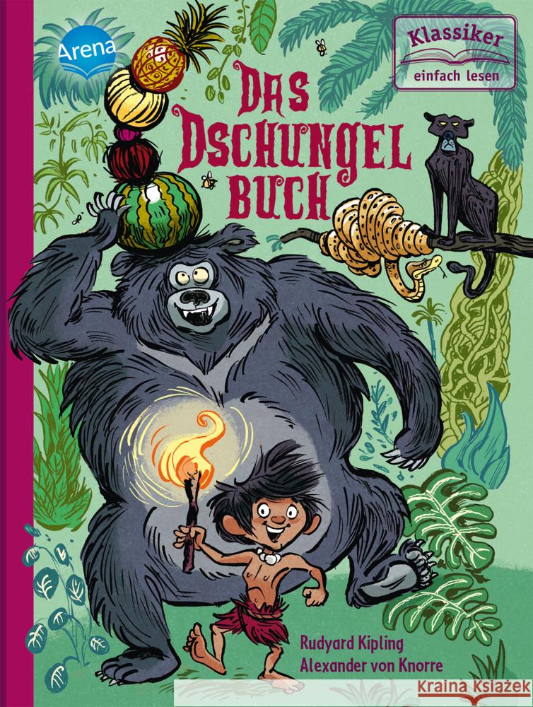 Das Dschungelbuch Kipling, Rudyard, Bintig, Ilse 9783401718576 Arena - książka