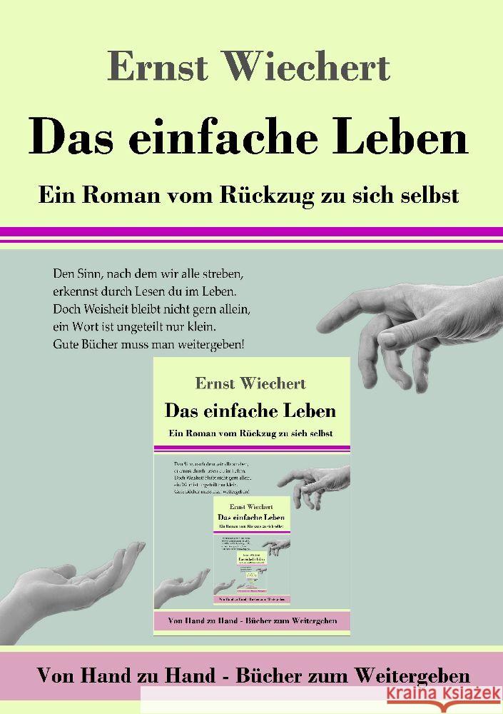 Das einfache Leben Wiechert, Ernst 9783847855996 Henricus - Von Hand zu Hand - książka