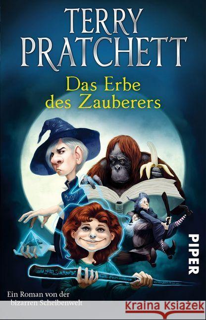 Das Erbe des Zauberers : Ein Roman von der bizarren Scheibenwelt Pratchett, Terry 9783492280600 Piper - książka