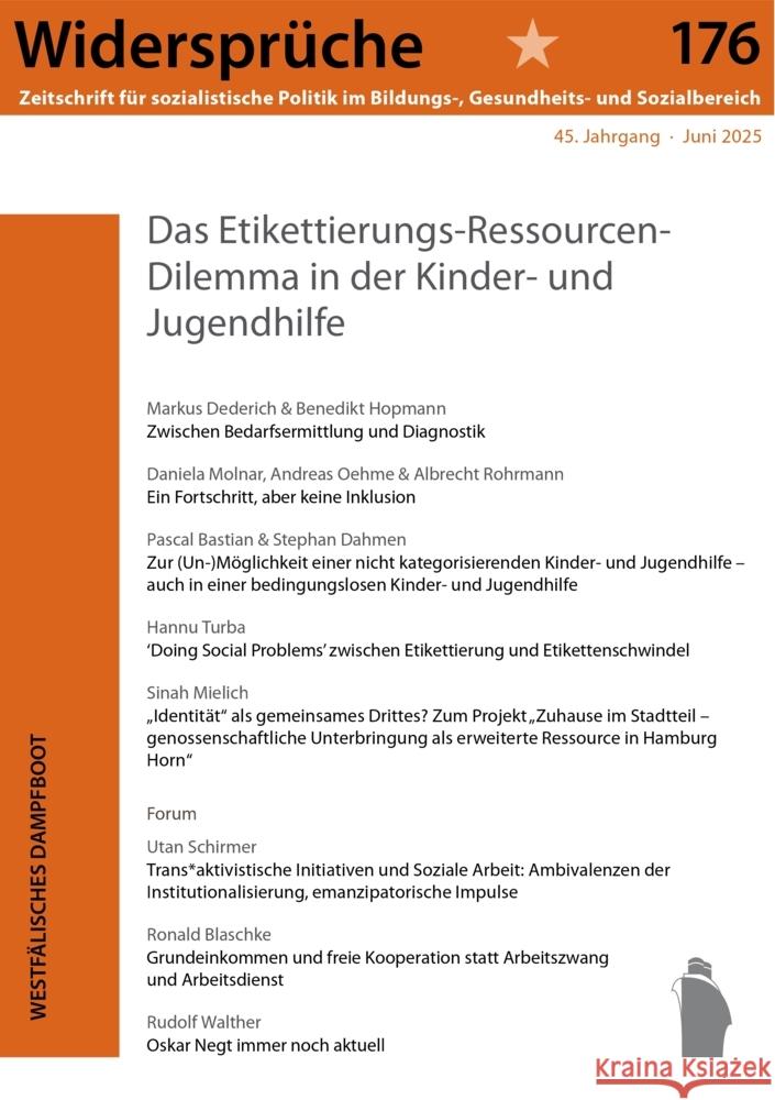 Das Etikettierungs-Ressourcen-Dilemma in der Kinder- und Jugendhilfe  9783986340162 Westfälisches Dampfboot - książka
