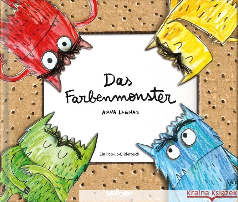 Das Farbenmonster : Ein Pop-up-Bilderbuch Llenas, Anna 9783841101952 Velber Buchverlag - książka