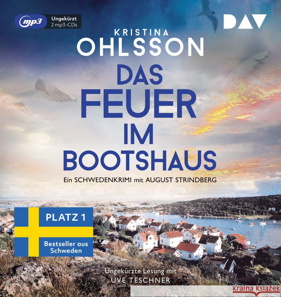 Das Feuer im Bootshaus. Ein Schwedenkrimi mit August Strindberg, 2 Audio-CD, 2 MP3 Ohlsson, Kristina 9783742429117 Der Audio Verlag, DAV - książka