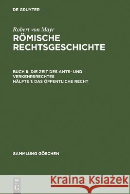 Das öffentliche Recht Mayr, Robert Von 9783110253498 Walter de Gruyter - książka