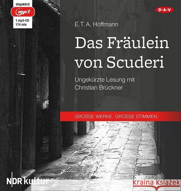 Das Fräulein von Scuderi, 1 MP3-CD : Ungekürzte Lesung Hoffmann, E. T. A. 9783862315680 Der Audio Verlag, DAV - książka