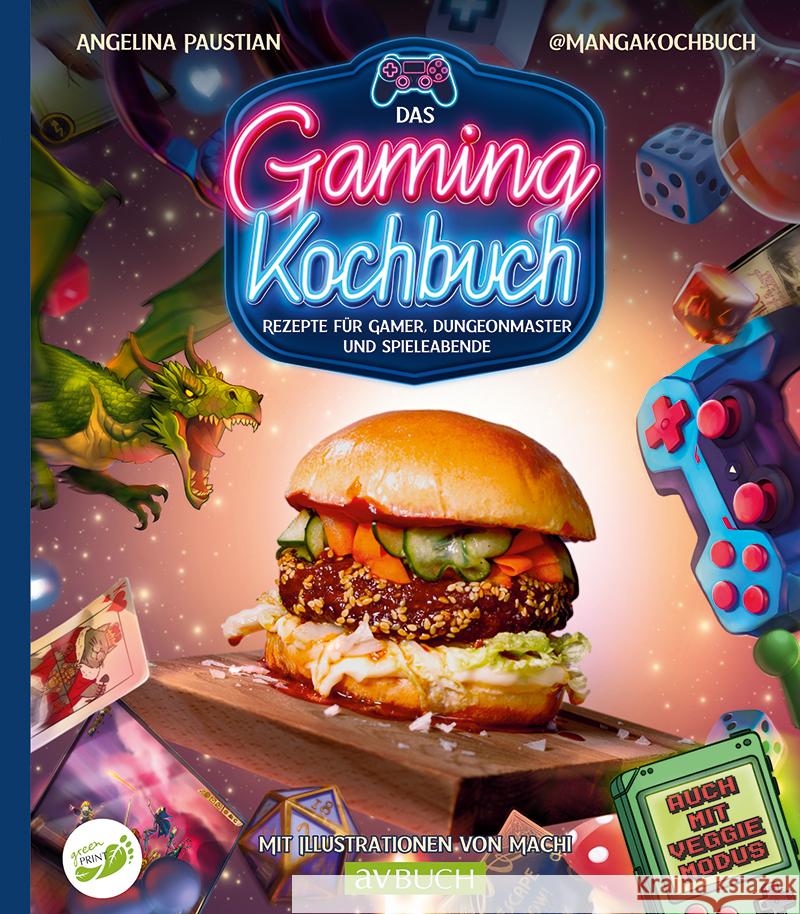 Das Gaming Kochbuch Paustian, Angelina 9783840470622 Cadmos - książka