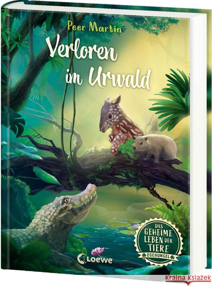 Das geheime Leben der Tiere (Dschungel) - Verloren im Urwald Martin, Peer 9783743215382 Loewe - książka