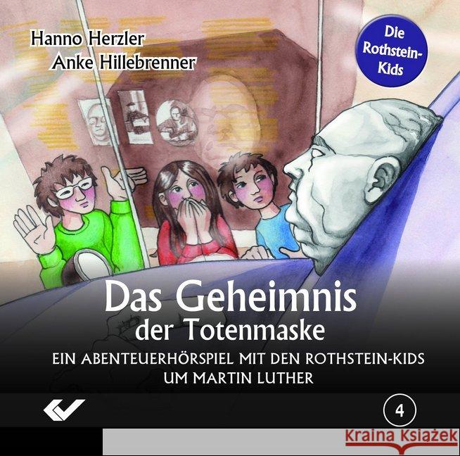 Das Geheimnis der Totenmaske, Audio-CD : Ein Abenteuerhörpsiel mit den Rothstein-Kids um Martin Luther, Hörspiel Herzler, Hanno; Hillebrenner, Anke 9783863534615 Missionswerk Mitternachtsruf - książka