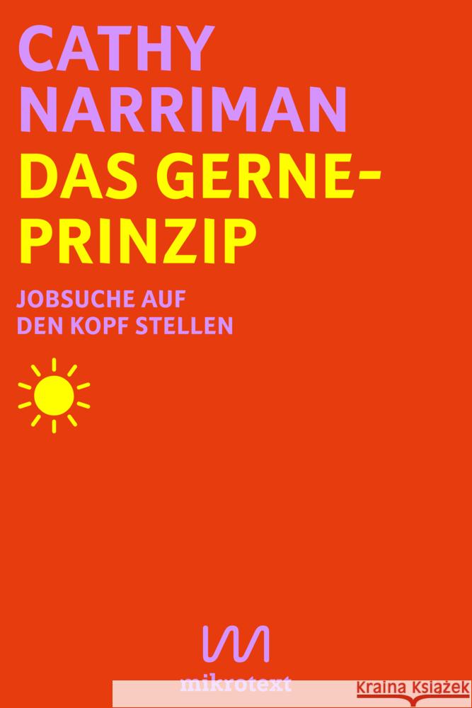 Das Gerne-Prinzip Narriman, Cathy 9783948631390 mikrotext - książka