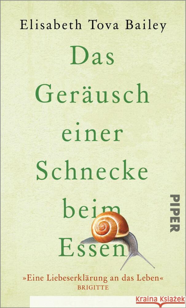 Das Geräusch einer Schnecke beim Essen Bailey, Elisabeth Tova 9783492071567 Piper - książka