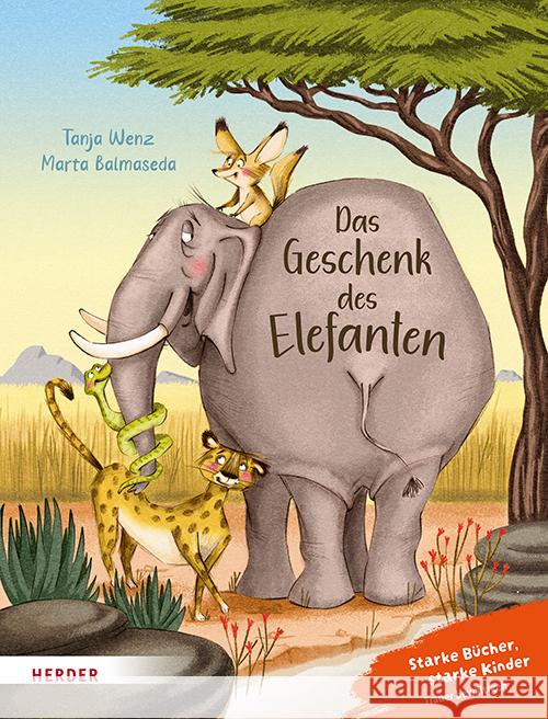 Das Geschenk des Elefanten Wenz, Tanja 9783451718069 Herder, Freiburg - książka