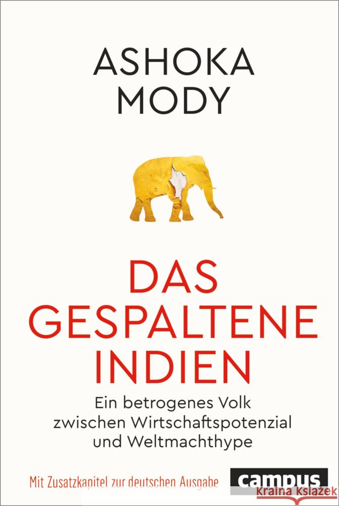 Das gespaltene Indien Mody, Ashoka 9783593519630 Campus Verlag - książka