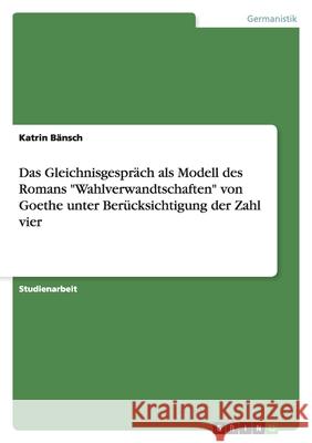 Das Gleichnisgespräch als Modell des Romans 