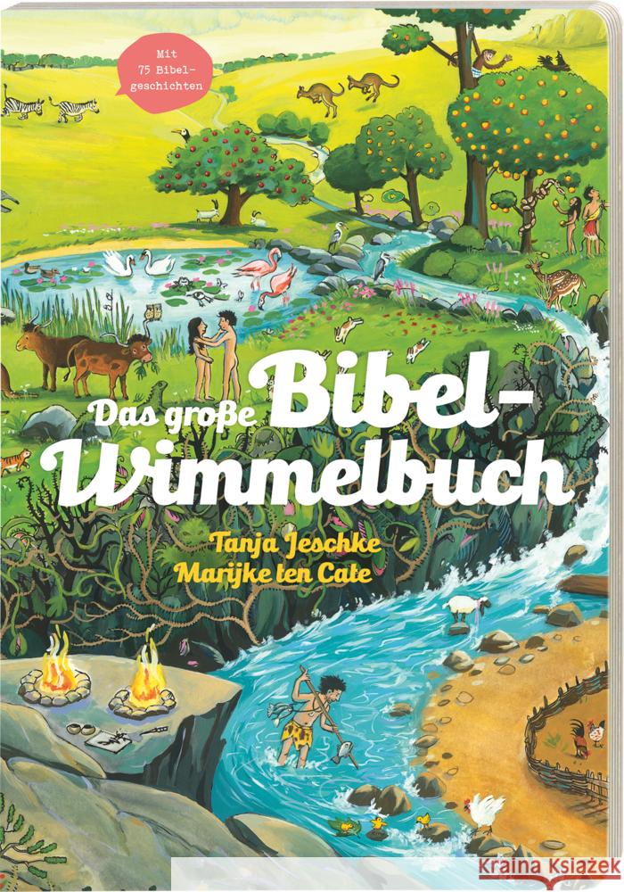 Das große Bibel-Wimmelbuch Jeschke, Tanja 9783438040954 Deutsche Bibelgesellschaft - książka