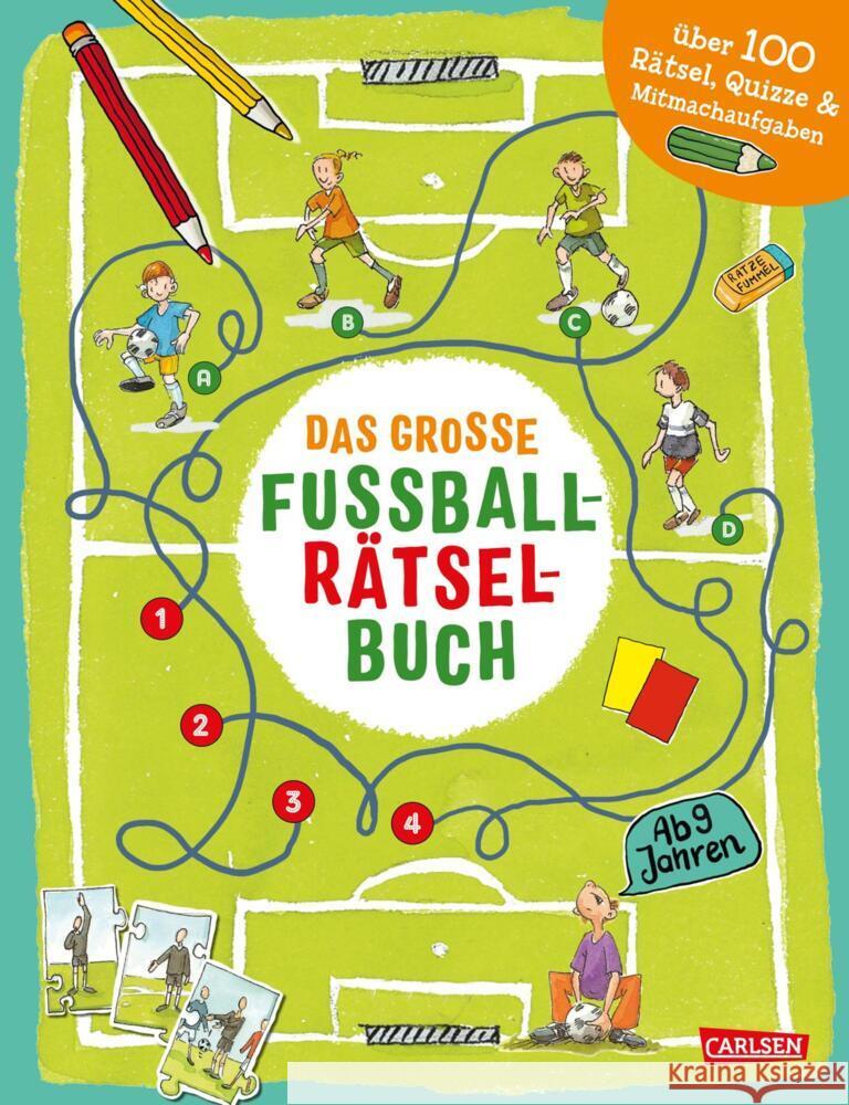 Das große Fußball-Rätselbuch Busch, Nikki, Thörner, Cordula 9783551191908 Carlsen - książka