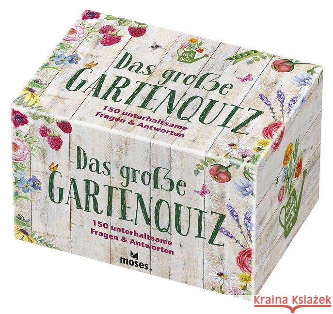 Das große Gartenquiz (Spiel) : 150 unterhaltsame Fragen & Antworten Vogel, Elke 9783964550156 moses. Verlag - książka