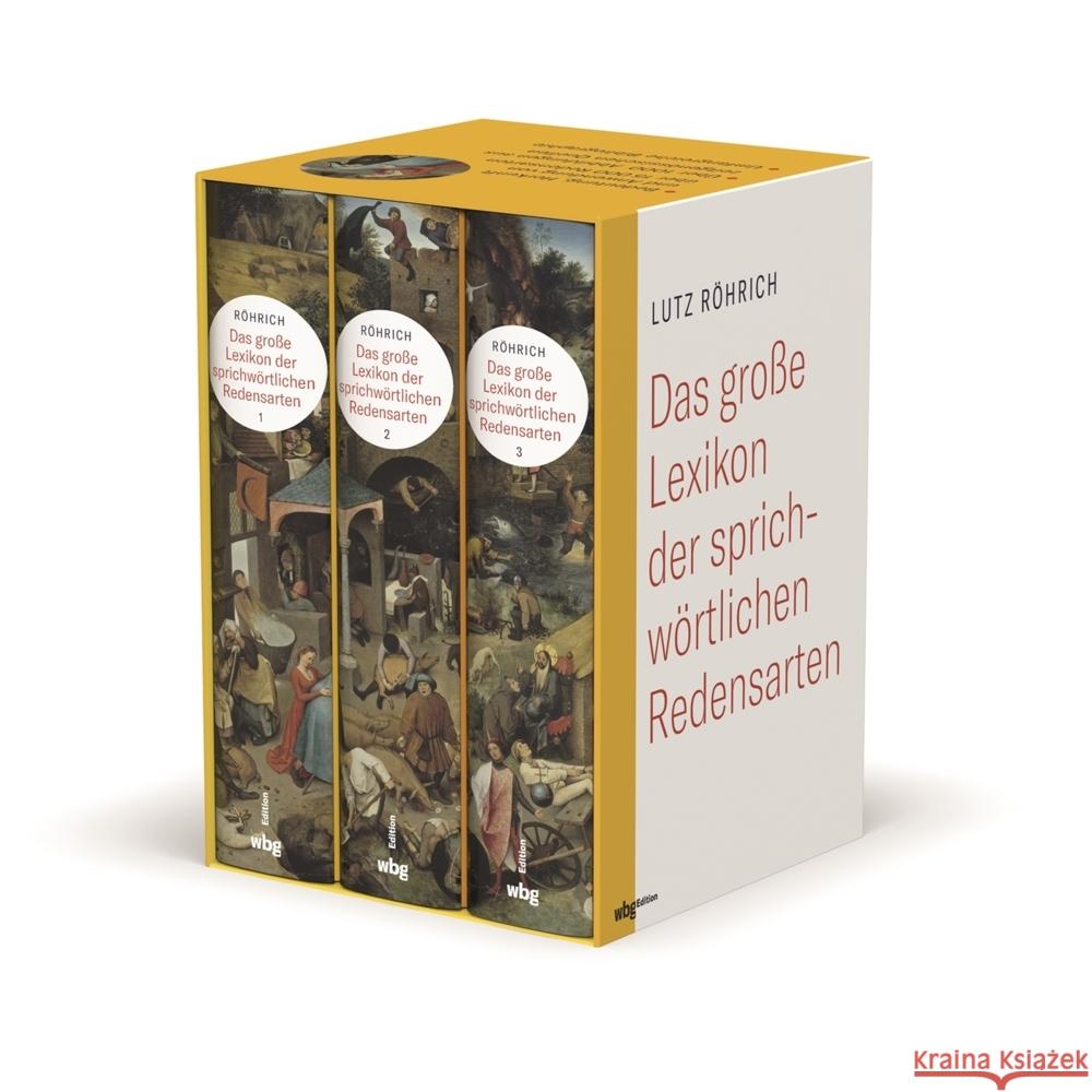 Das große Lexikon der sprichwörtlichen Redensarten Roehrich, Lutz 9783534275885 WBG Edition - książka