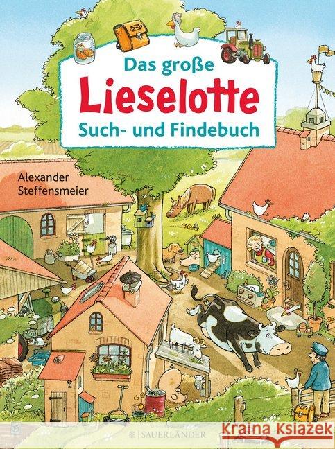 Das große Lieselotte Such- und Findebuch Steffensmeier, Alexander 9783737351485 FISCHER Sauerländer - książka