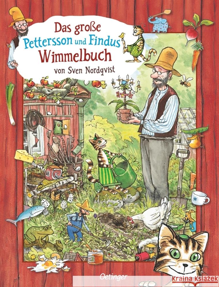 Das große Pettersson und Findus Wimmelbuch Nordqvist, Sven 9783751206525 Oetinger - książka