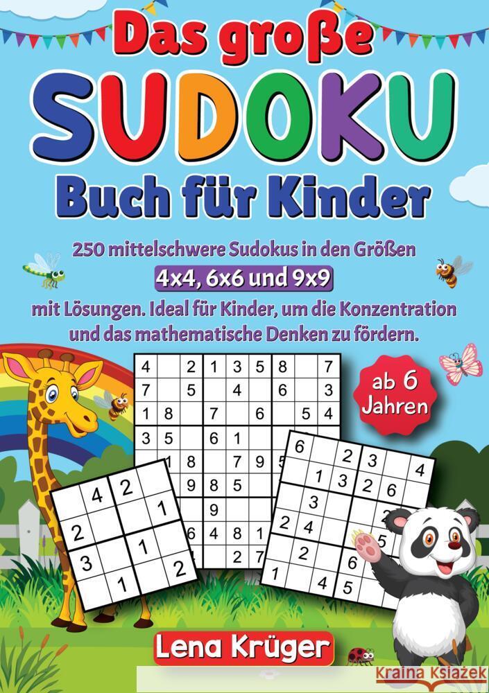 Das große Sudoku Buch für Kinder ab 6 Jahren Krüger, Lena 9783384114617 Nova Mente Verlag - książka