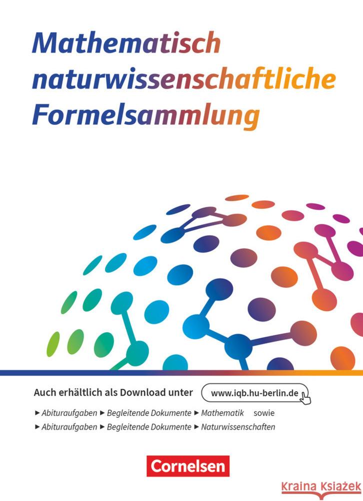 Das große Tafelwerk - neue Generation - MINT-Formelsammlung bis zum Abitur - Alle Bundesländer  9783060009510 Cornelsen Verlag - książka